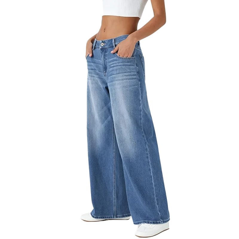 Vaqueros Wide-Leg Ajuste Relajado