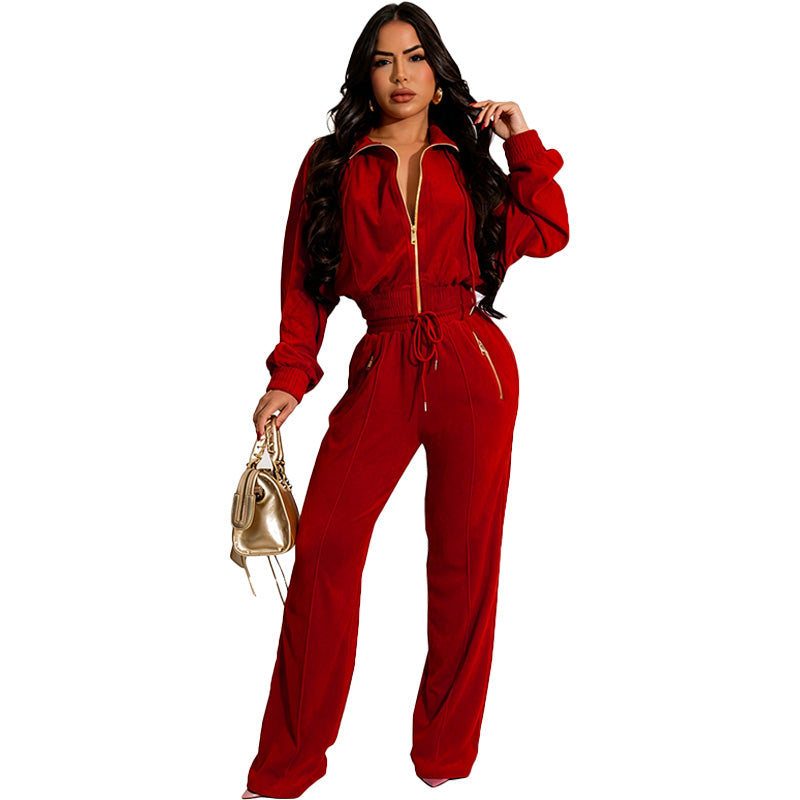 Conjunto Casual Dos Piezas con Cremallera