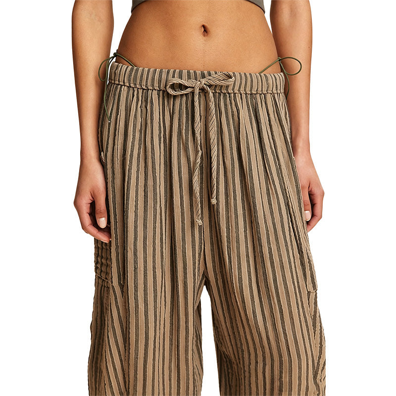 Pantalón Cargo Wide-Leg Relajado