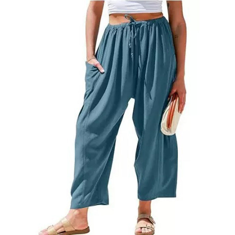 Pantalón Cargo Wide-Leg Relajado