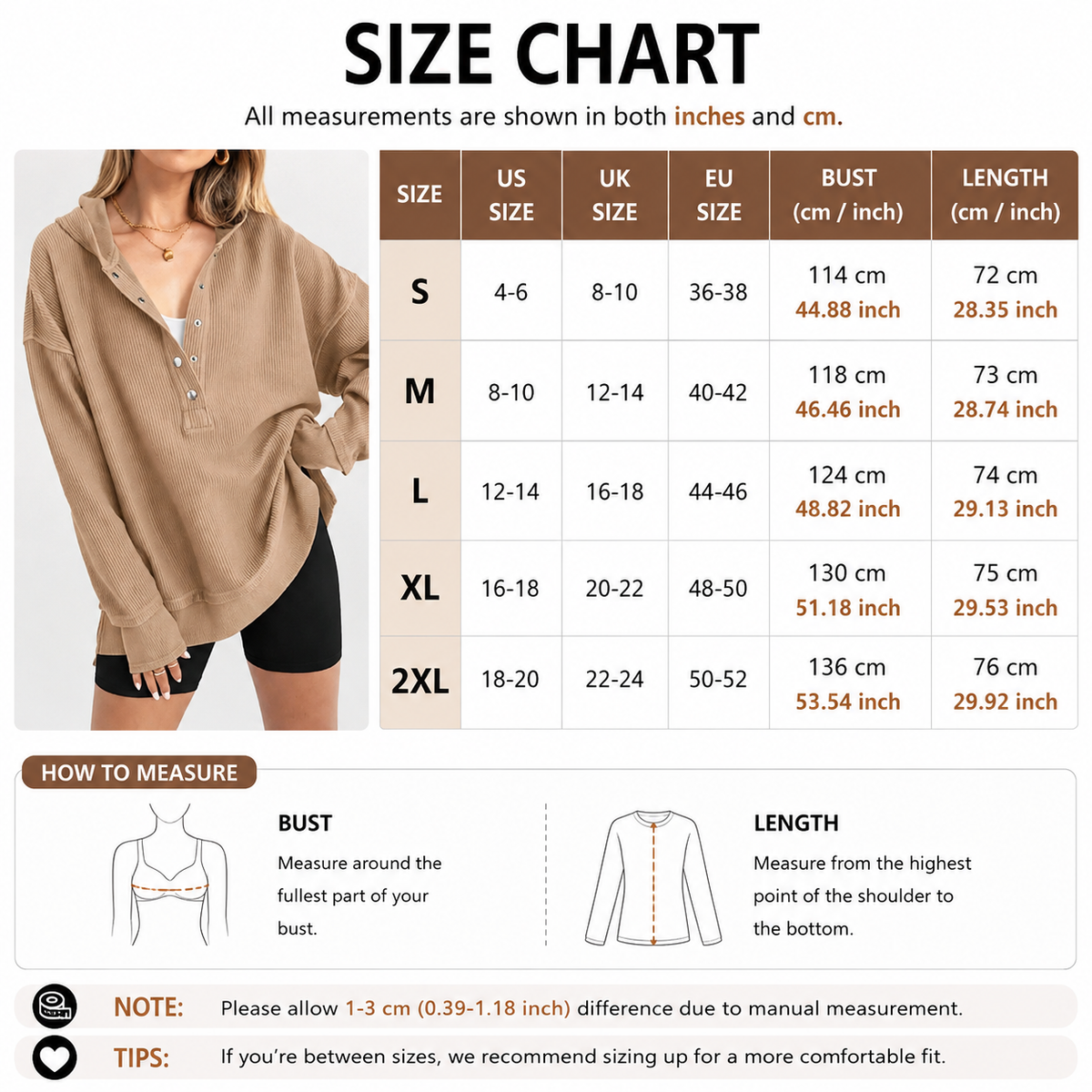 Sudadera de Canalé con Capucha Relajada