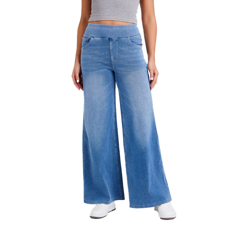 Vaqueros Wide-Leg de Tiro Alto
