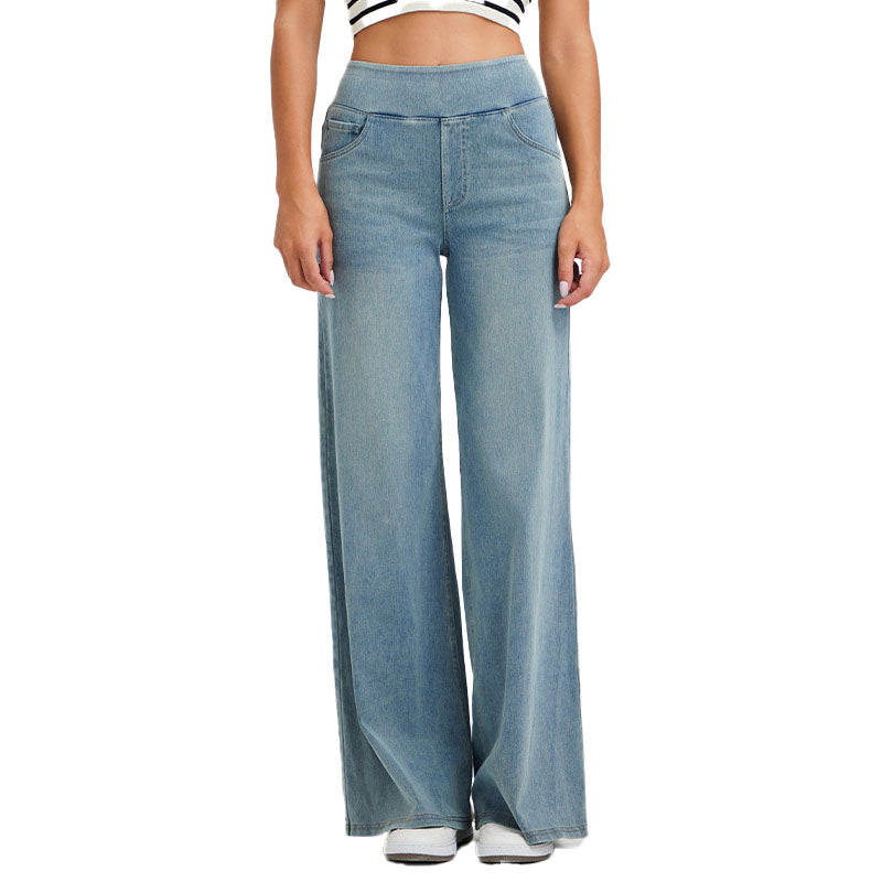 Vaqueros Wide-Leg de Tiro Alto