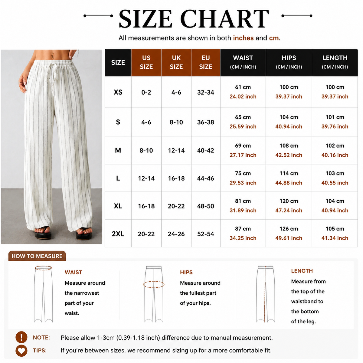 Pantalón Wide-Leg Lounge a Rayas