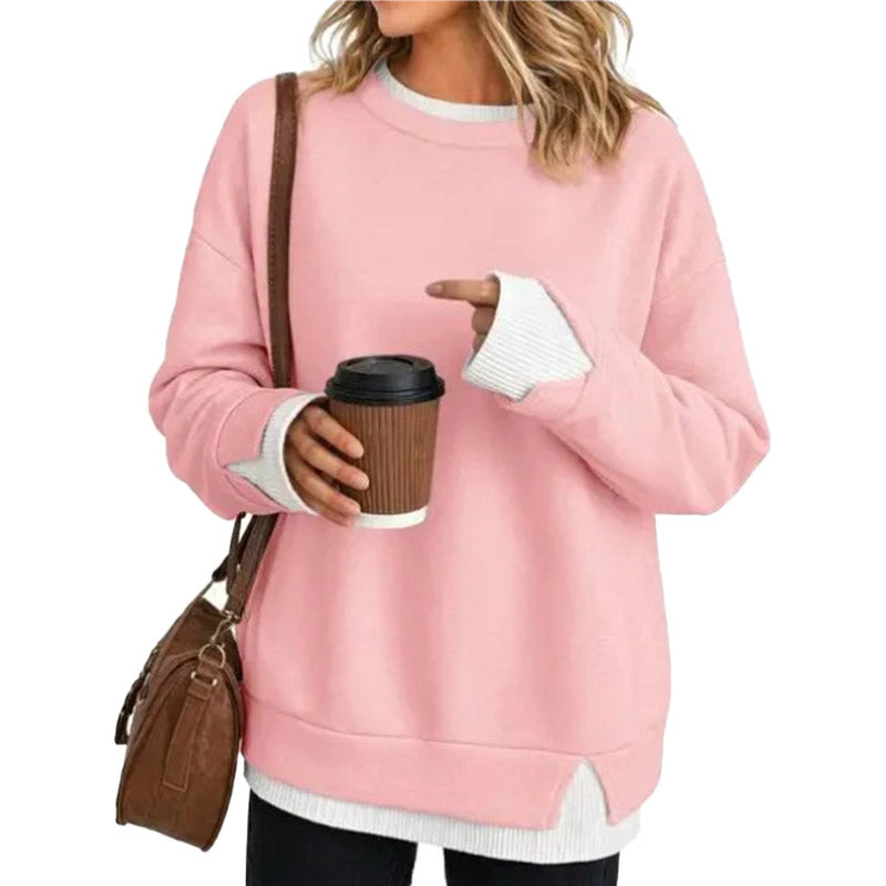 Sudadera Relajada con Detalle de Capas