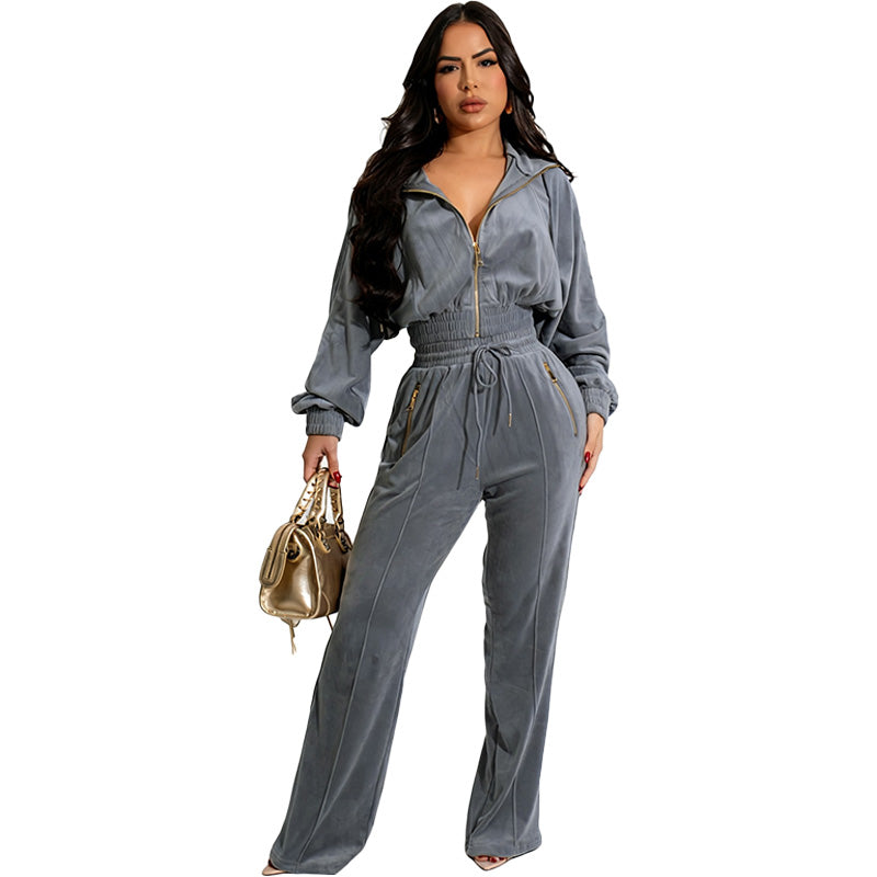 Conjunto Casual Dos Piezas con Cremallera