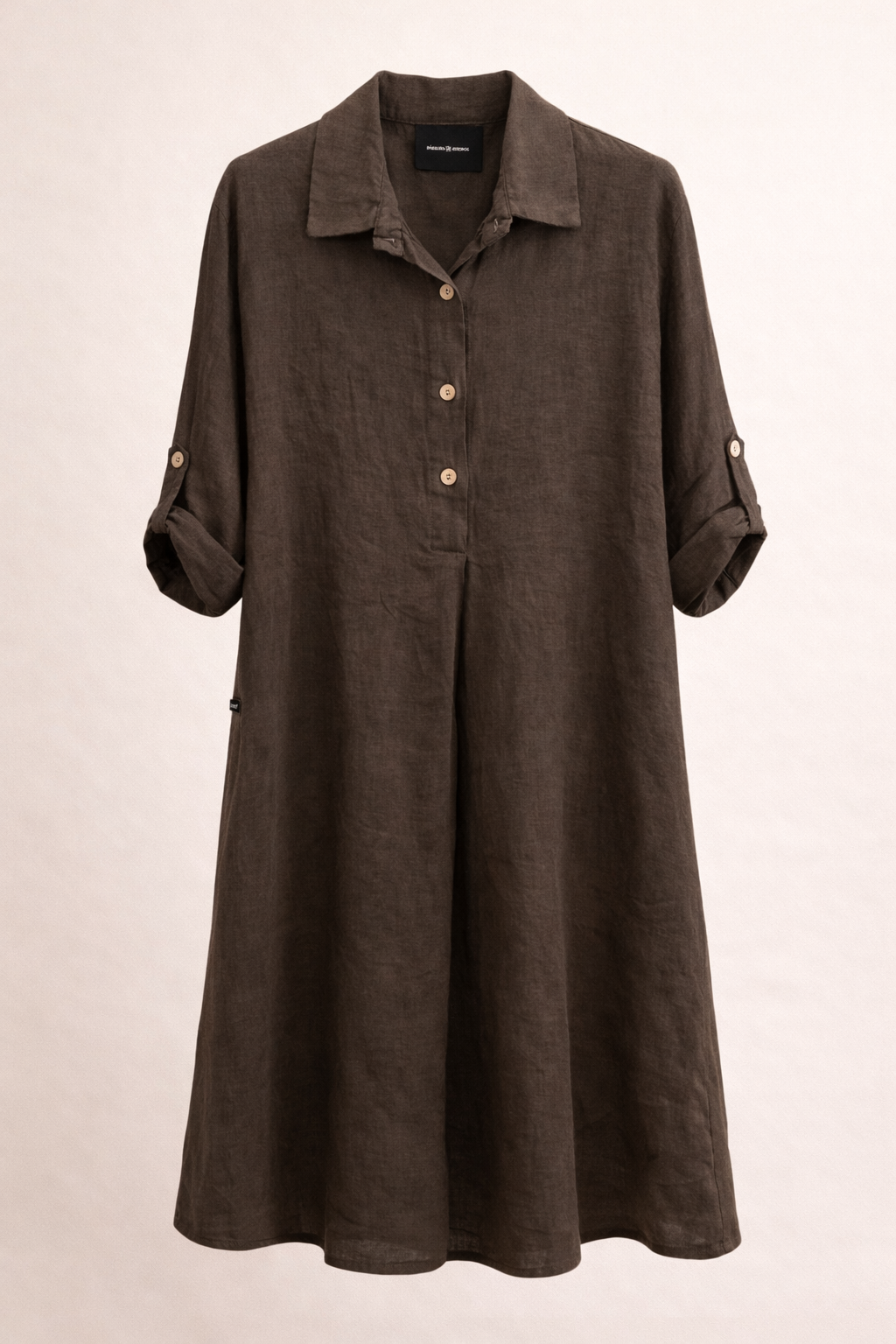 Bianca linen dress cacau