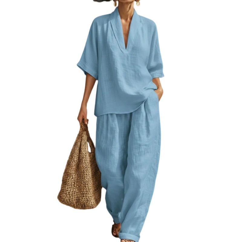 Conjunto Lounge Mezcla de Lino