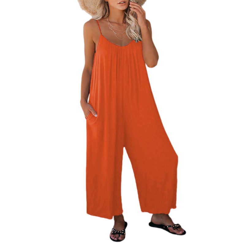 Peto Mono Wide-Leg Relajado