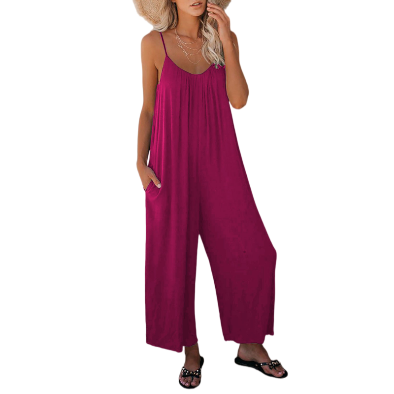 Peto Mono Wide-Leg Relajado