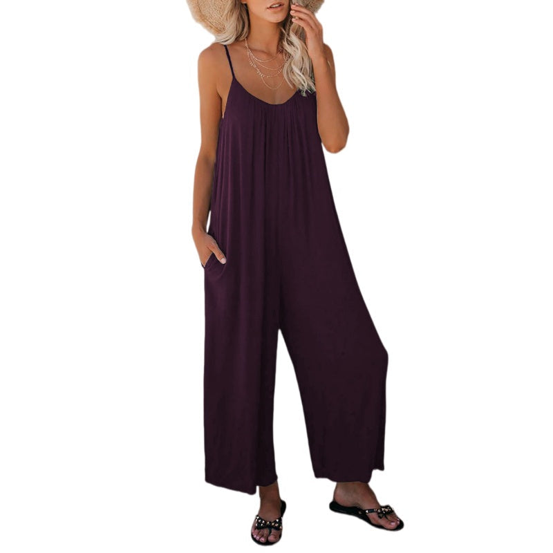 Peto Mono Wide-Leg Relajado