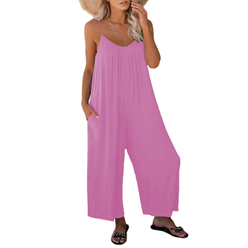 Peto Mono Wide-Leg Relajado