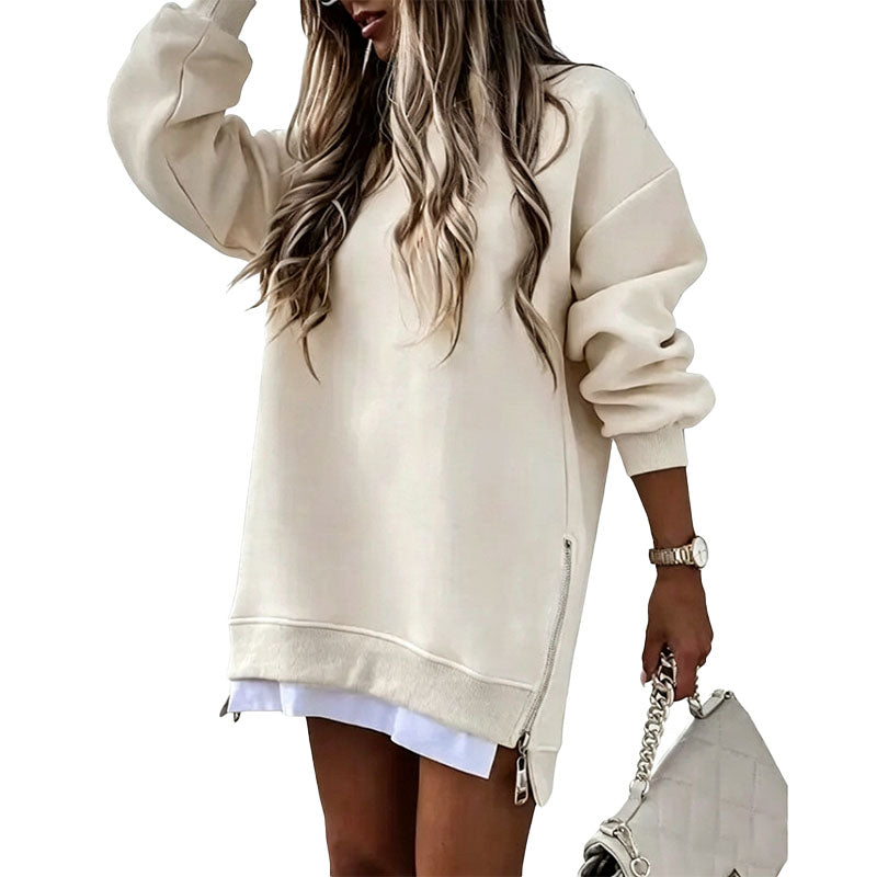 Sudadera Oversize con Detalle de Cremallera