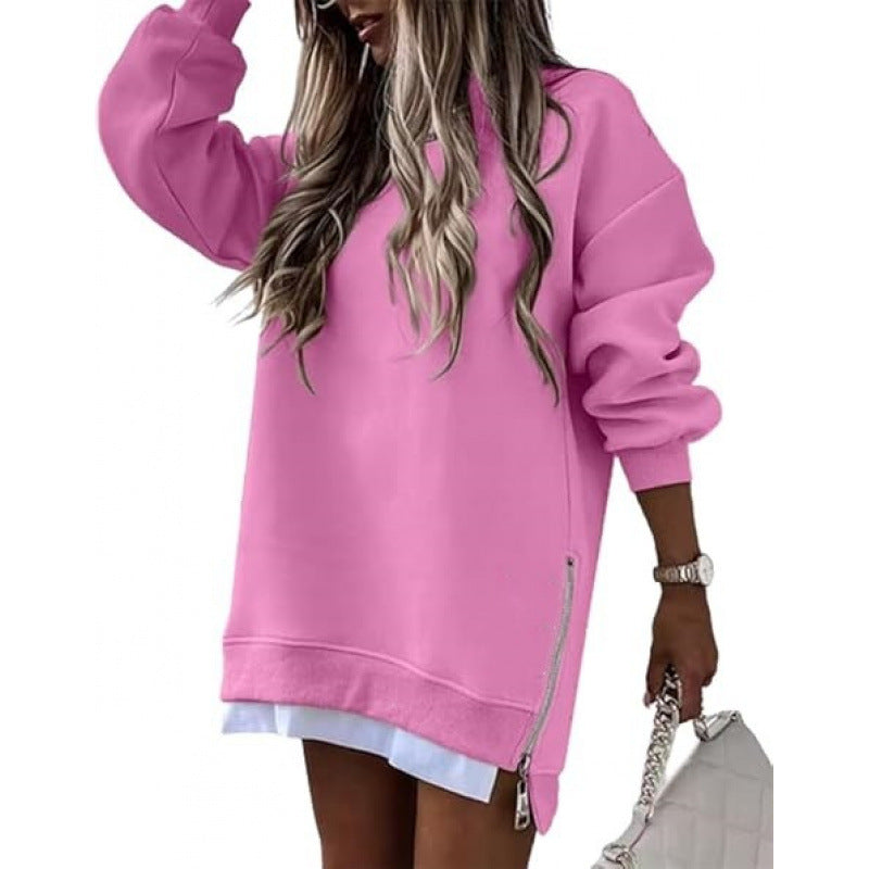 Sudadera Oversize con Detalle de Cremallera