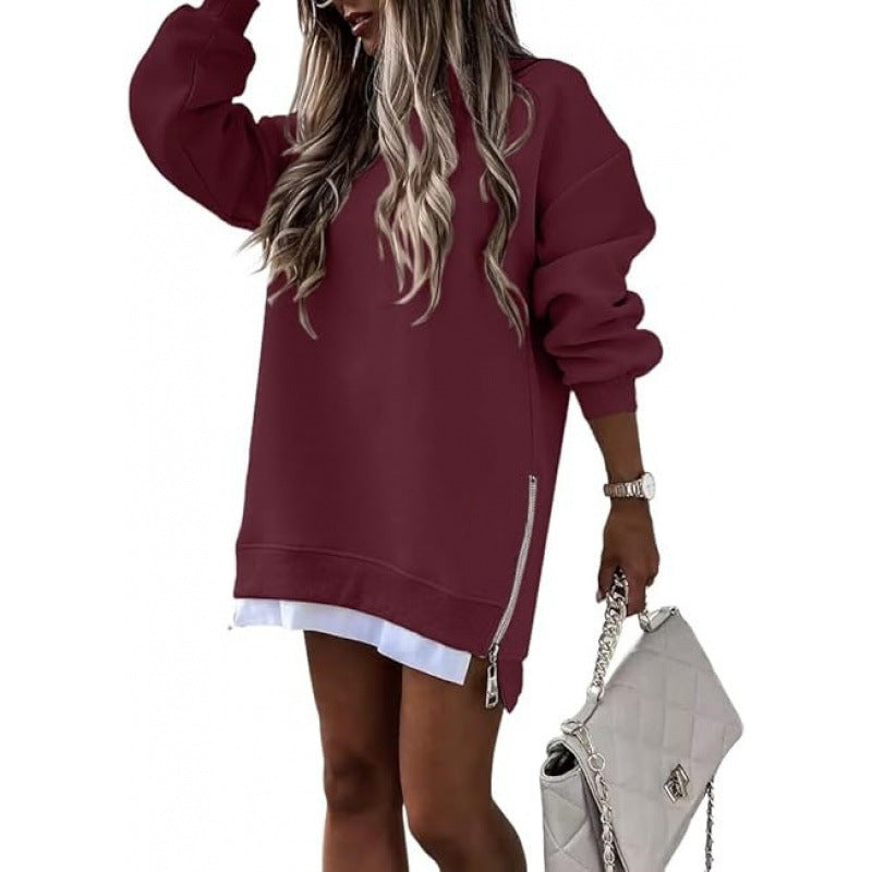 Sudadera Oversize con Detalle de Cremallera