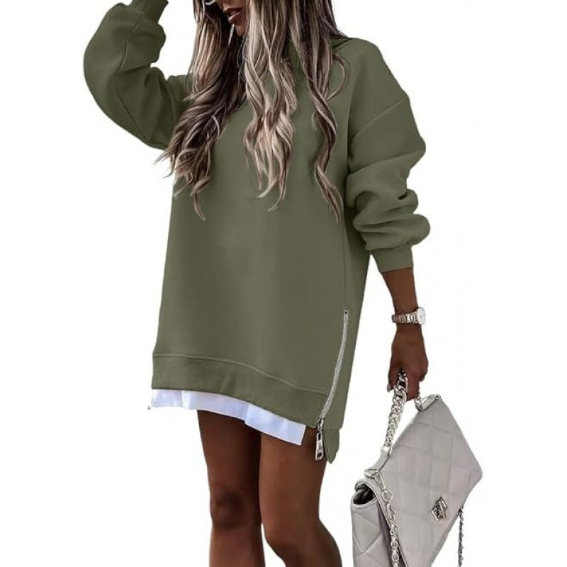 Sudadera Oversize con Detalle de Cremallera