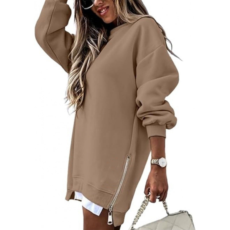 Sudadera Oversize con Detalle de Cremallera