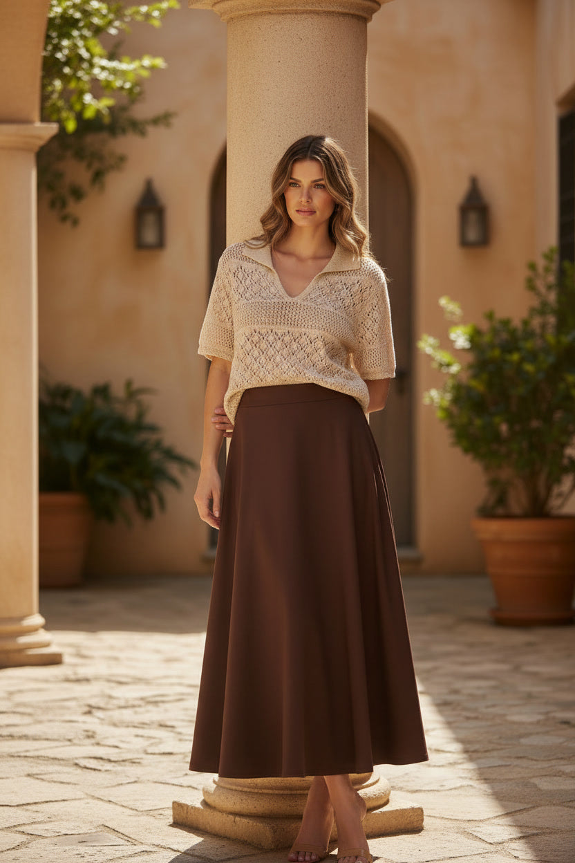 Sofia skirt cacau