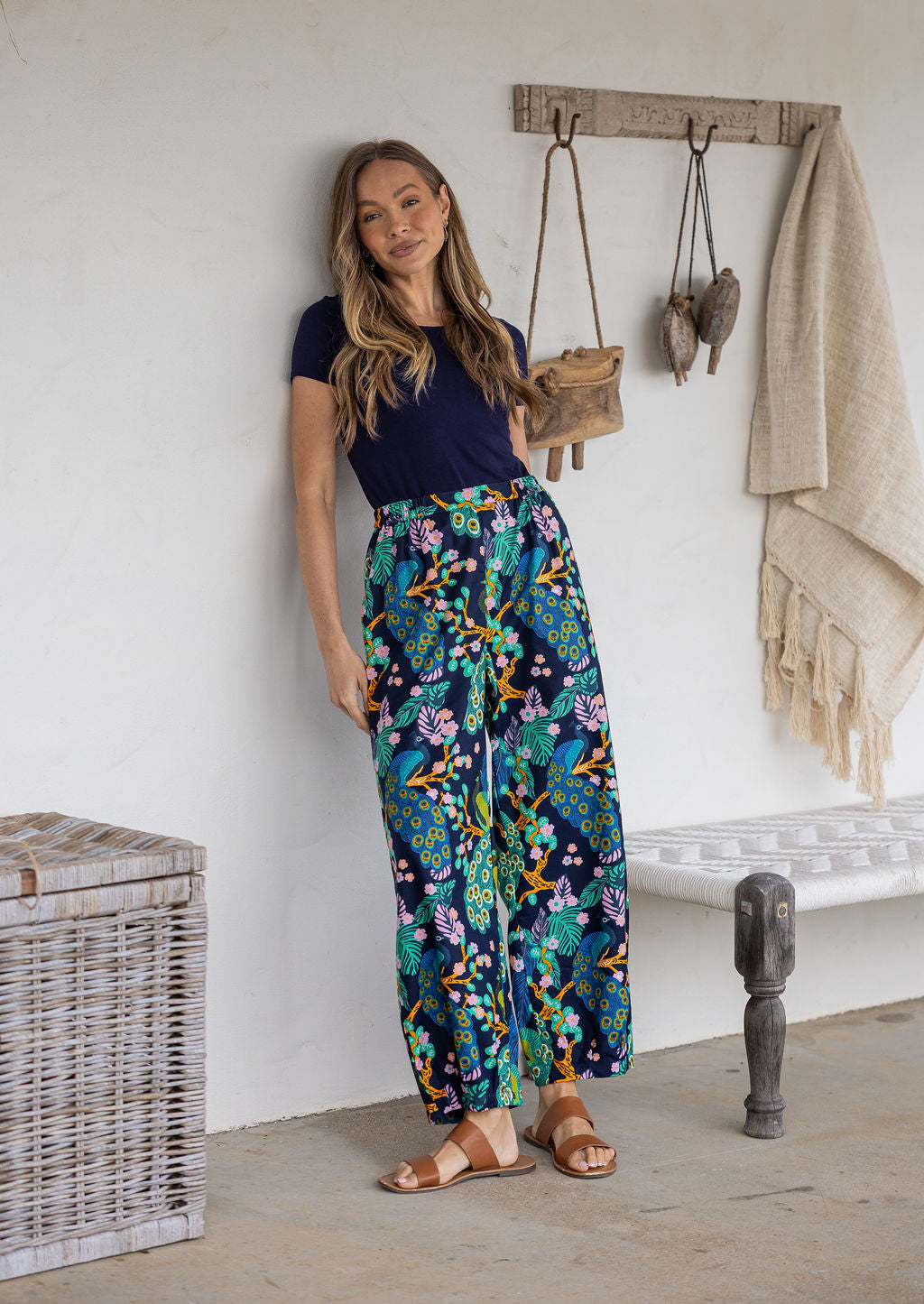 Greta Pants Peacock