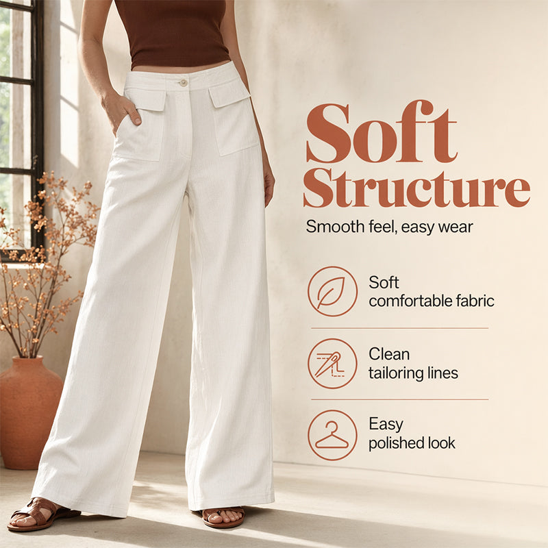 Women's Casual Cotton Linen Loose-Fitting Pants