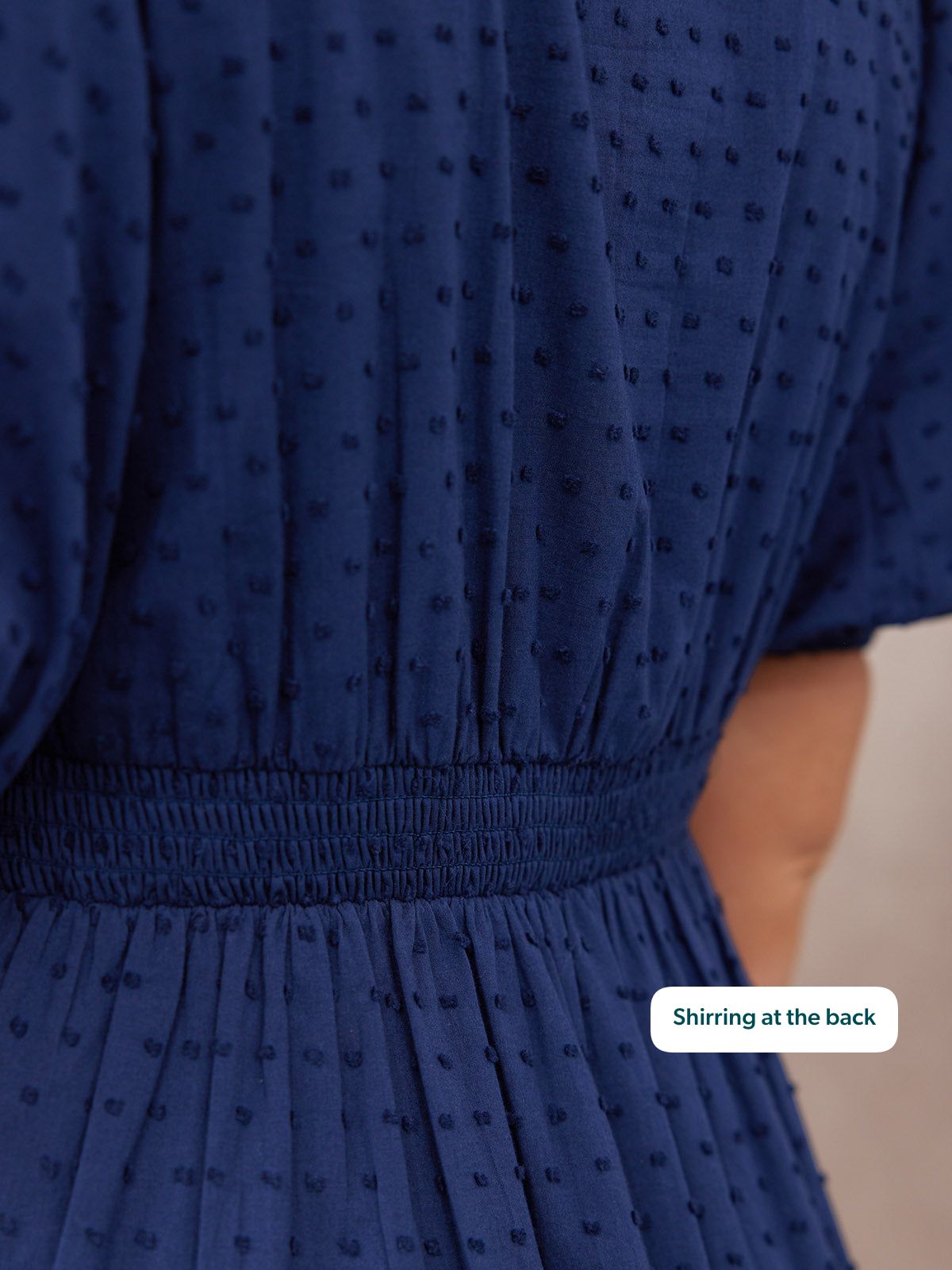 Nelly Ric Rac Dress - Navy & White