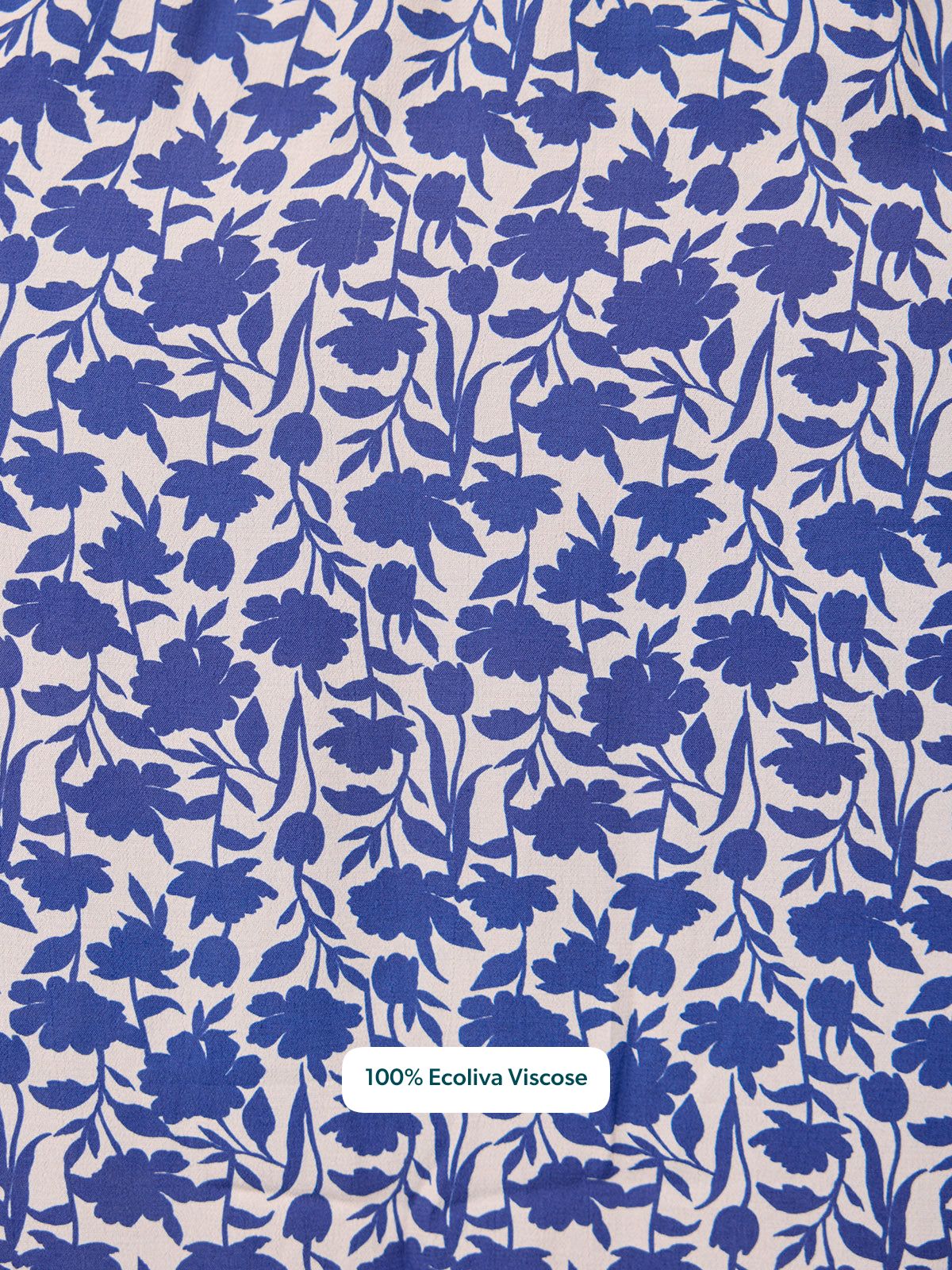 Jenny Shirred Bodice Dress - Navy Shadow Floral Print