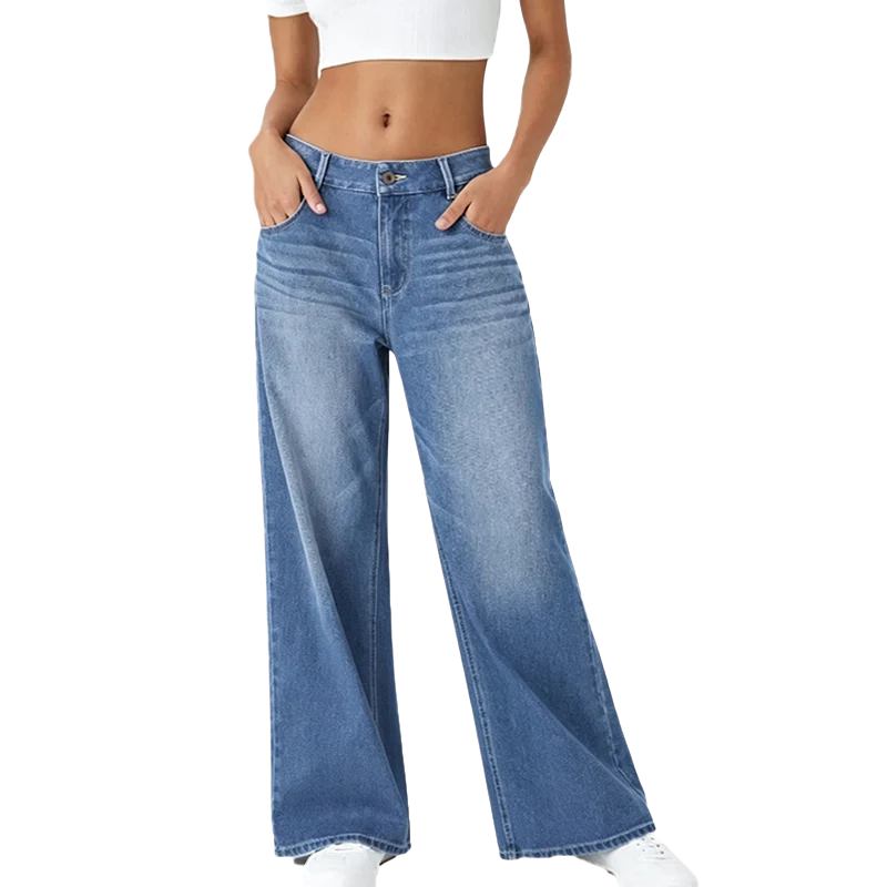 Vaqueros Wide-Leg Ajuste Relajado