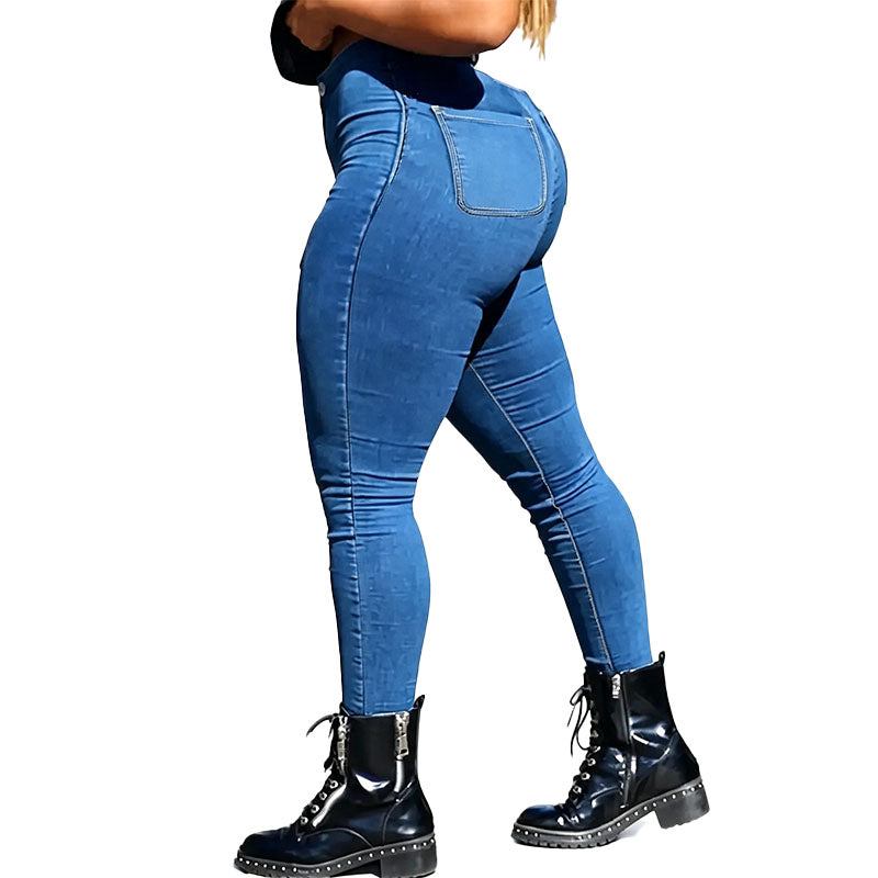 Pantalón Skinny Elástico de Tiro Alto