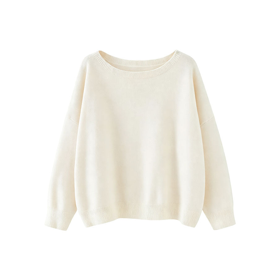 Jersey de Punto Cuello Barco Relajado