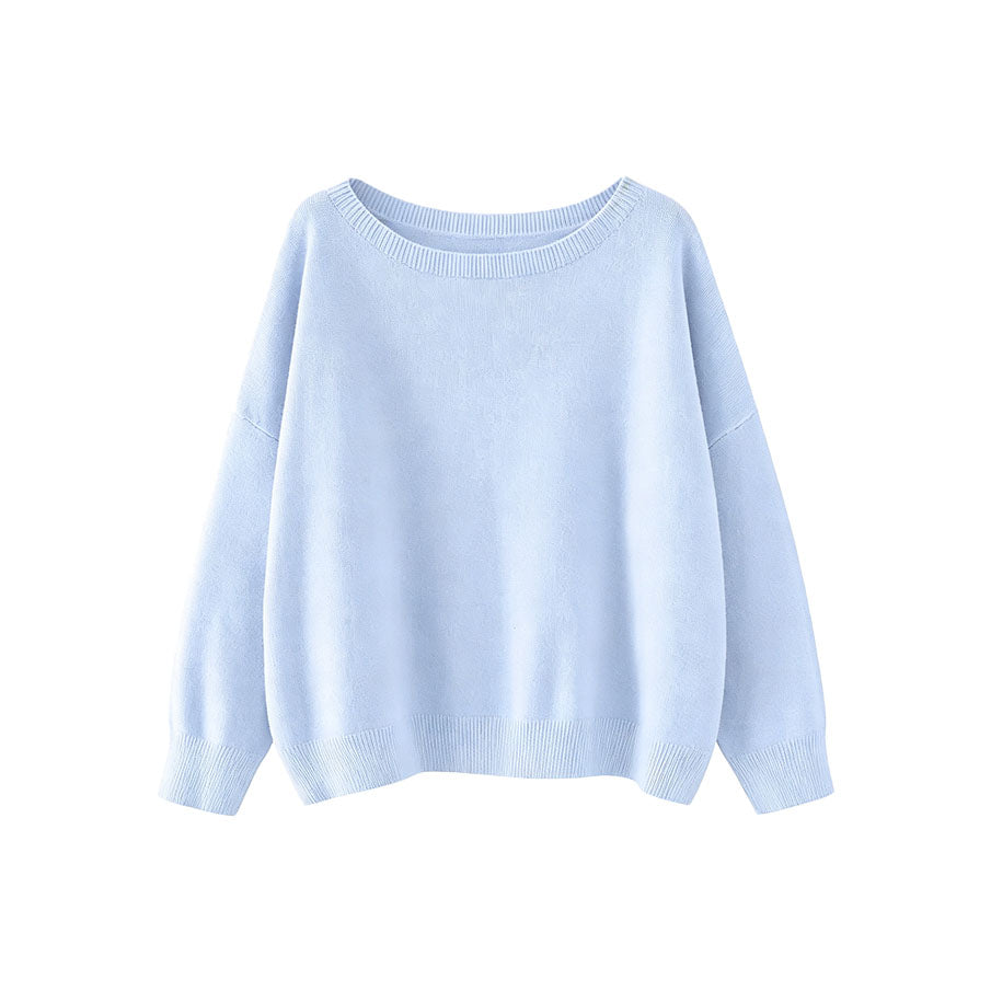 Jersey de Punto Cuello Barco Relajado