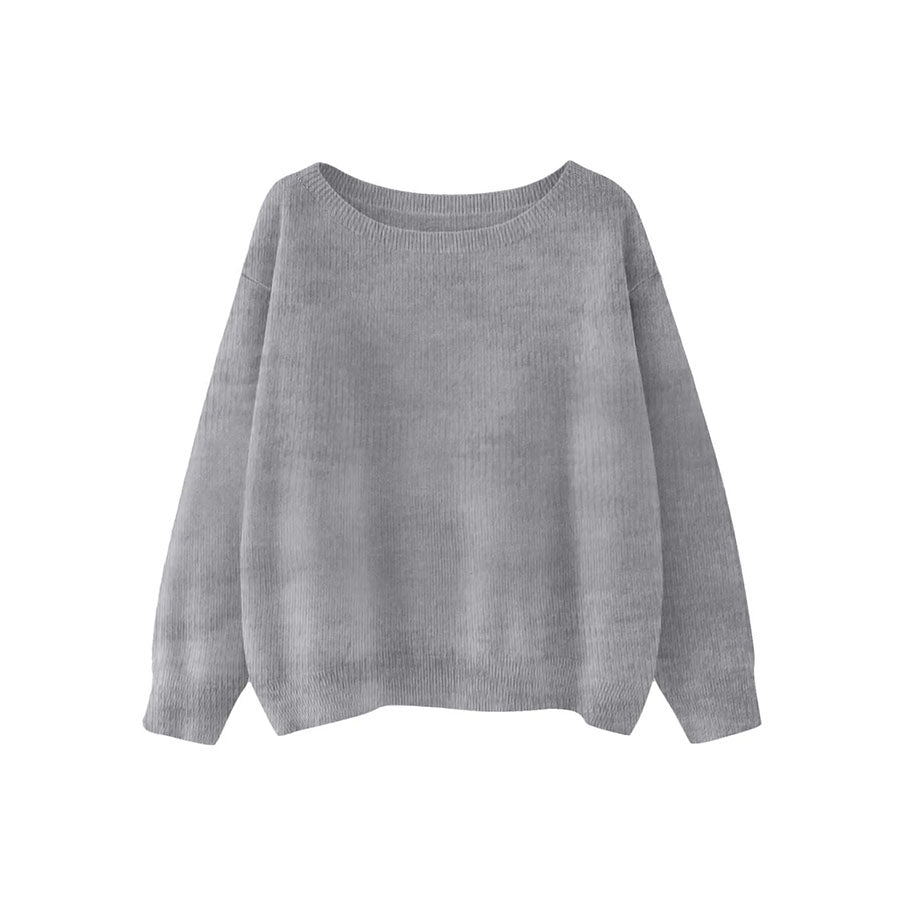Jersey de Punto Cuello Barco Relajado