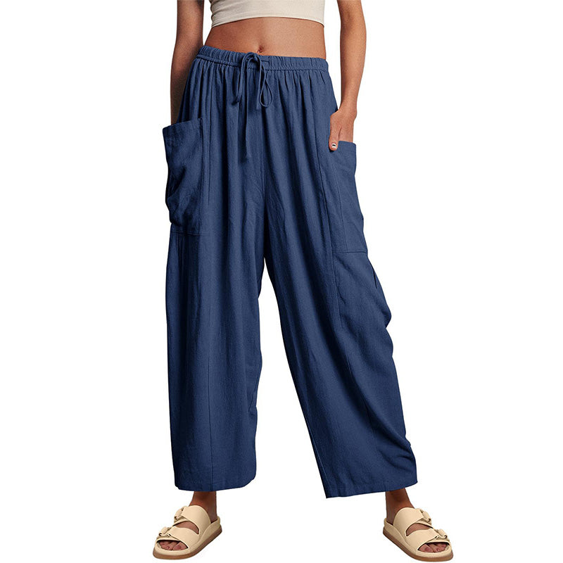 Pantalón Cargo Wide-Leg Relajado