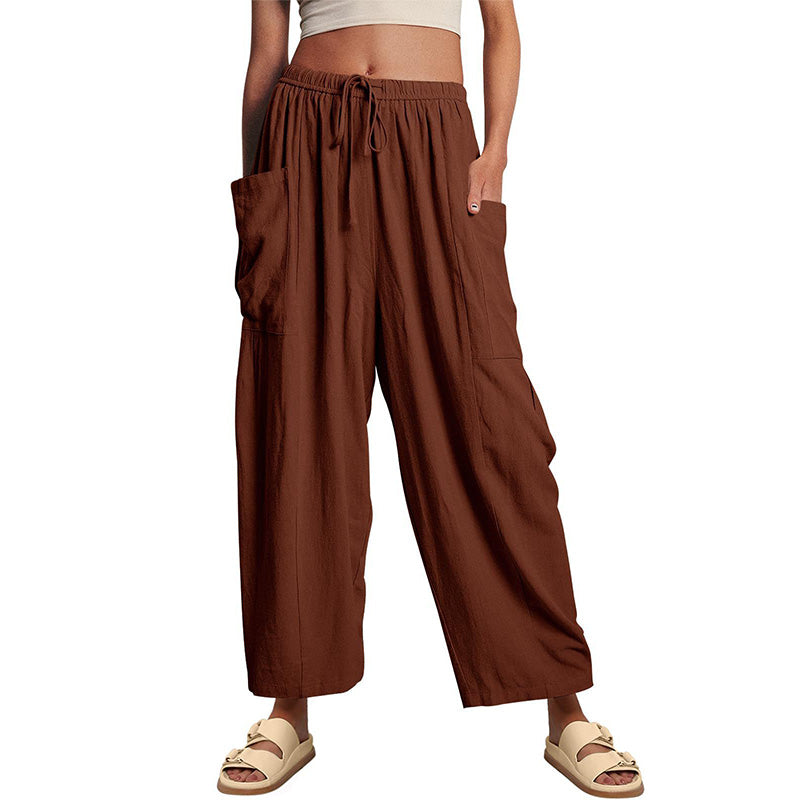 Pantalón Cargo Wide-Leg Relajado