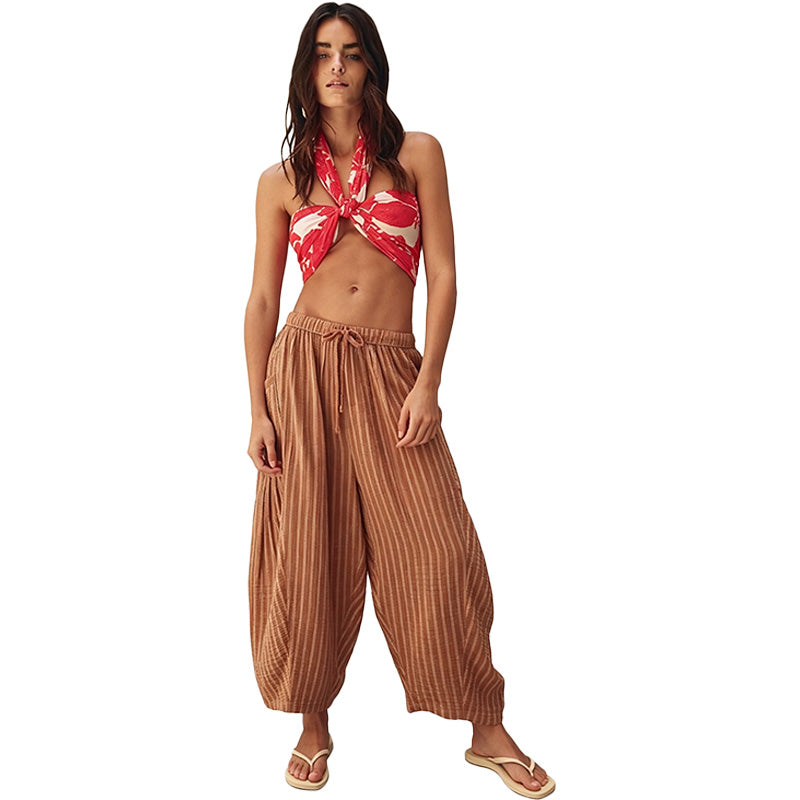 Pantalón Cargo Wide-Leg Relajado