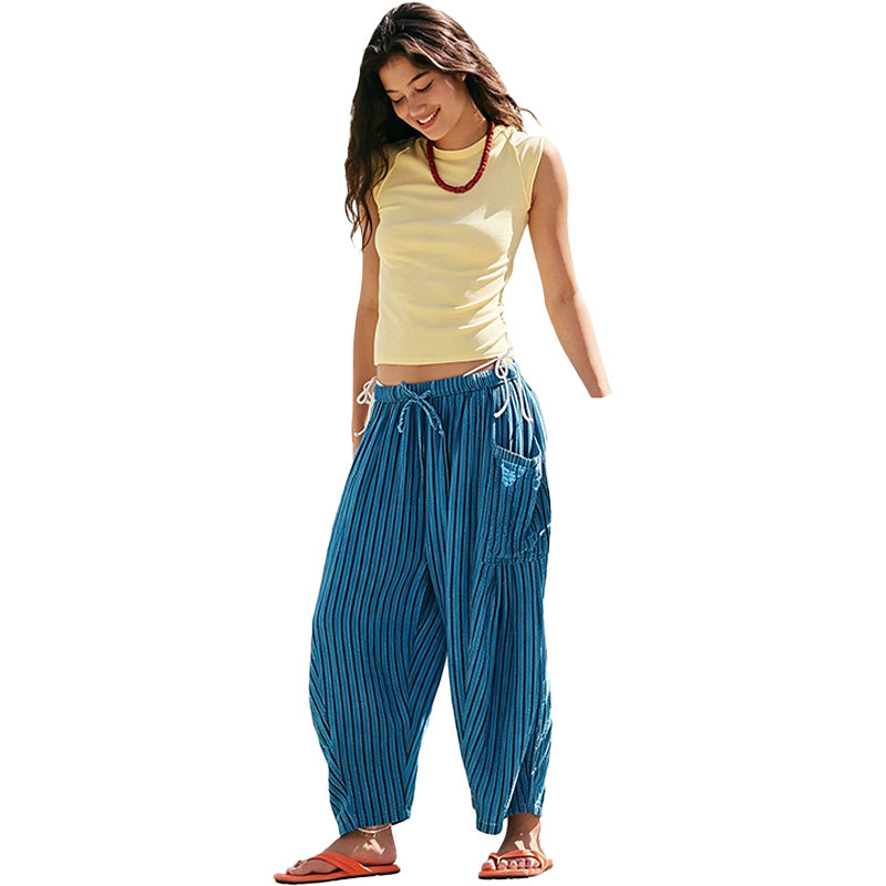 Pantalón Cargo Wide-Leg Relajado