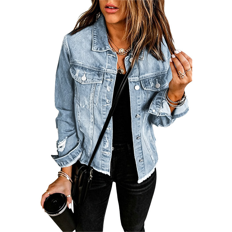 Chaqueta Vaquera Distressed