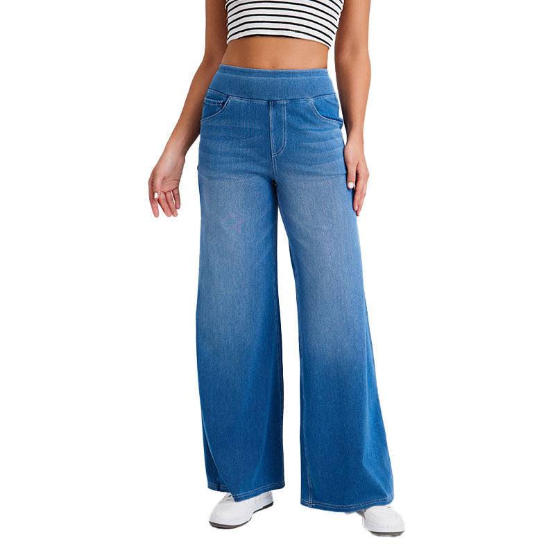 Vaqueros Wide-Leg de Tiro Alto