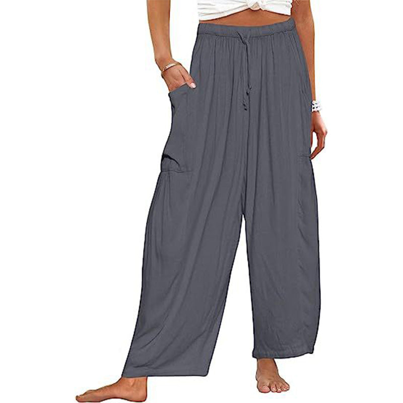 Pantalón Cargo Wide-Leg Relajado