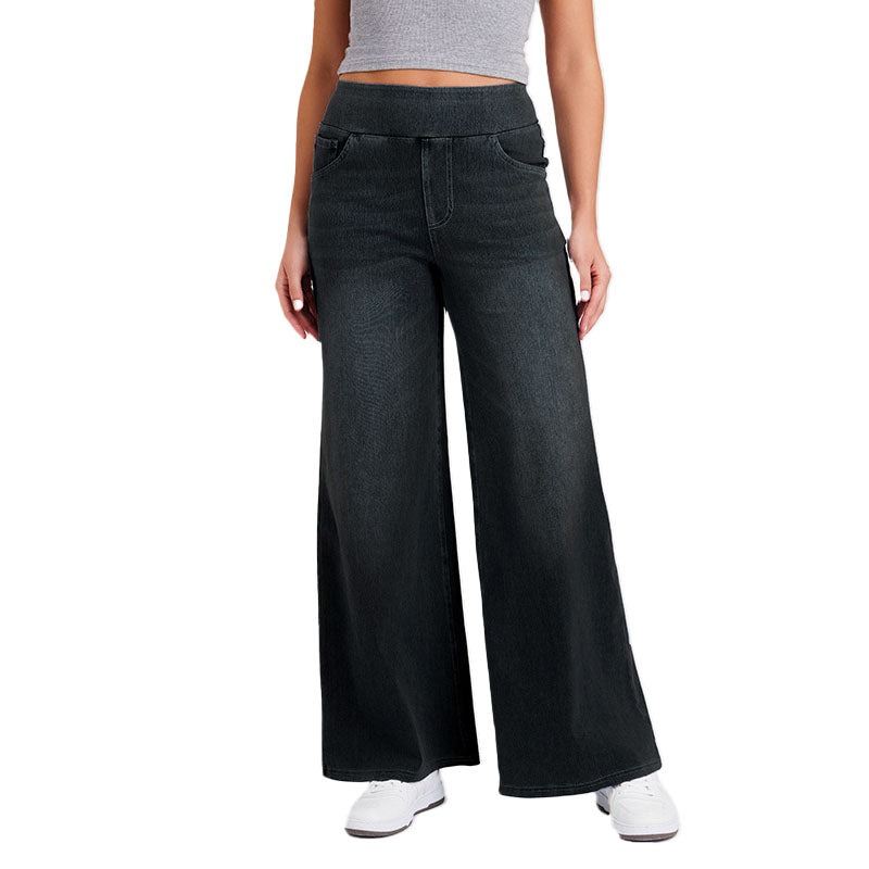 Vaqueros Wide-Leg de Tiro Alto