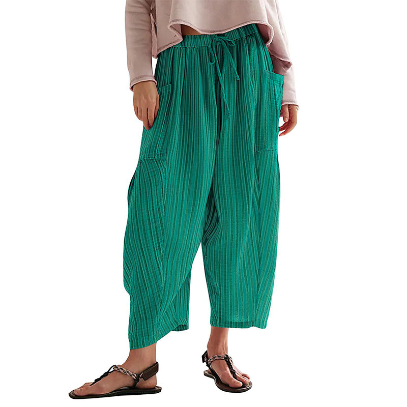 Pantalón Cargo Wide-Leg Relajado
