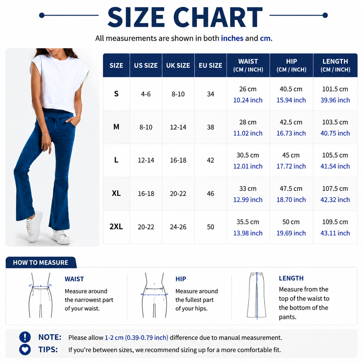 Vaqueros Flare Denim de Tiro Alto