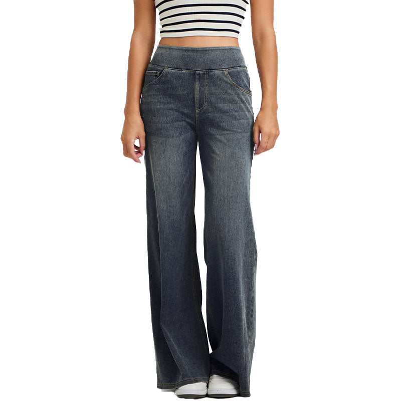 Vaqueros Wide-Leg de Tiro Alto