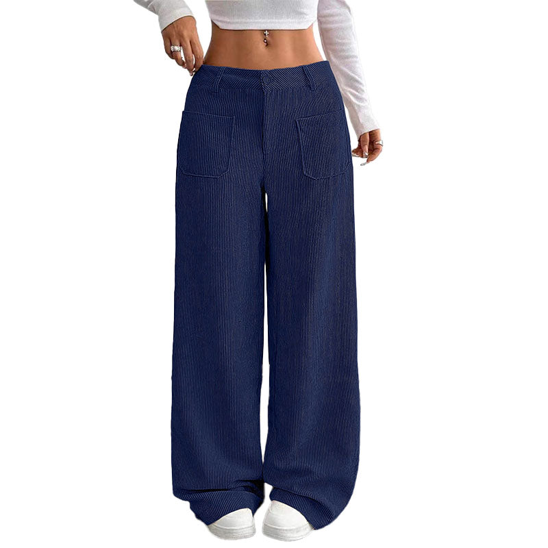 Pantalón Wide-Leg de Pana