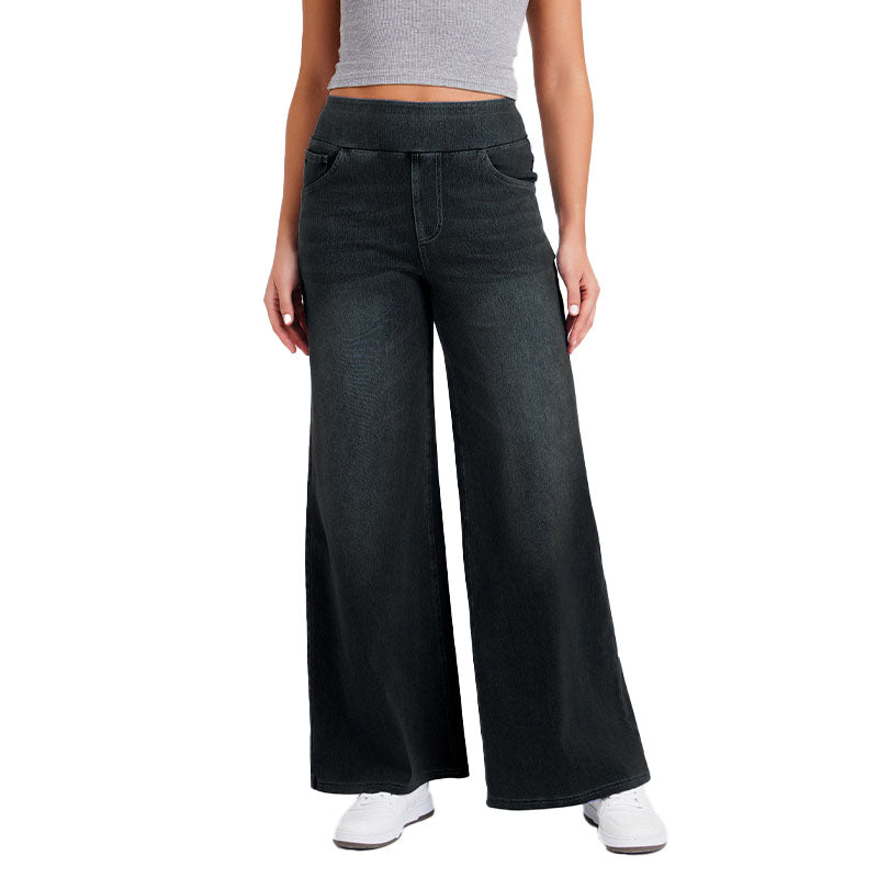 Vaqueros Wide-Leg de Tiro Alto