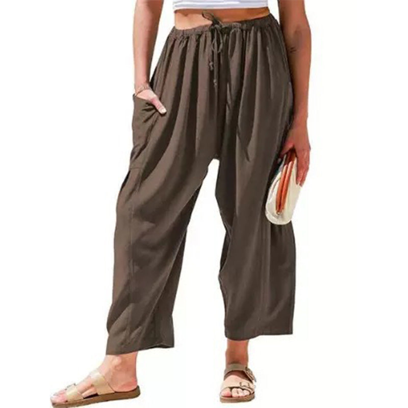 Pantalón Cargo Wide-Leg Relajado