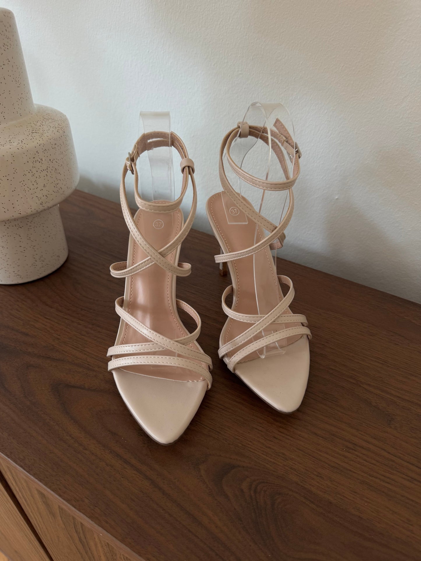 Tilda stiletter beige