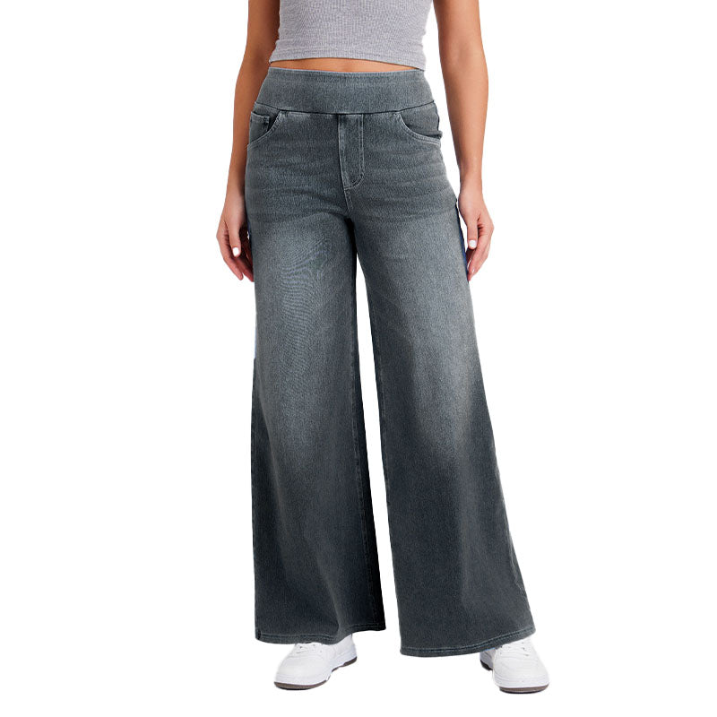Vaqueros Wide-Leg de Tiro Alto