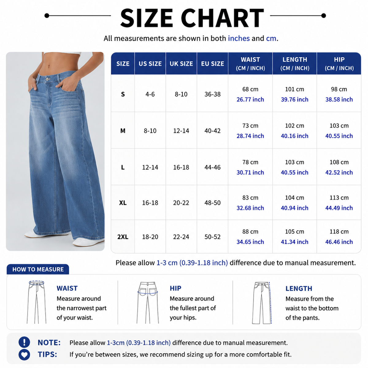 Vaqueros Wide-Leg Ajuste Relajado