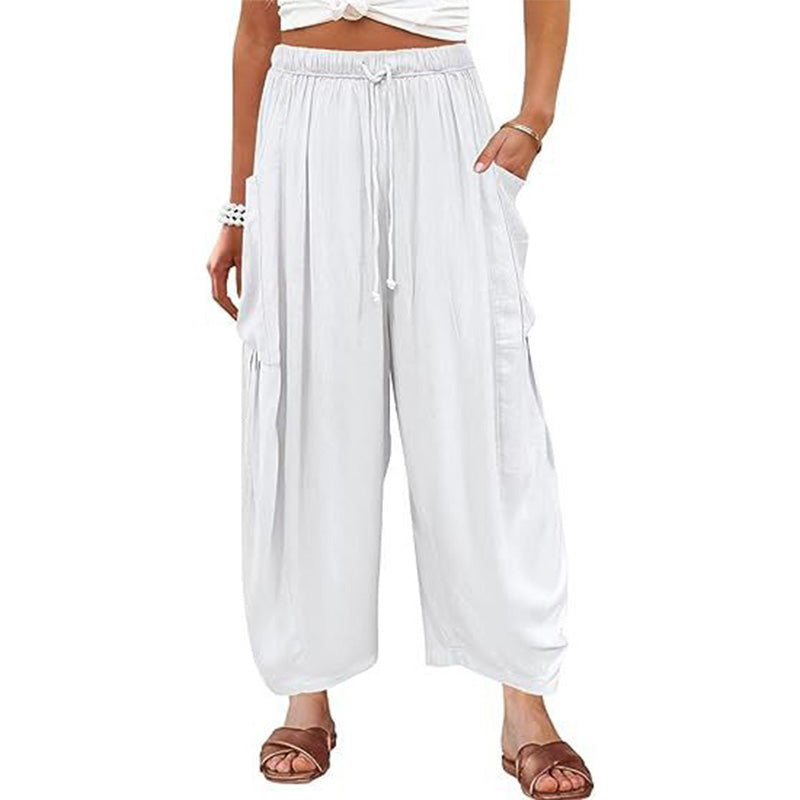 Pantalón Cargo Wide-Leg Relajado