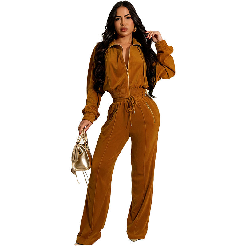 Conjunto Casual Dos Piezas con Cremallera